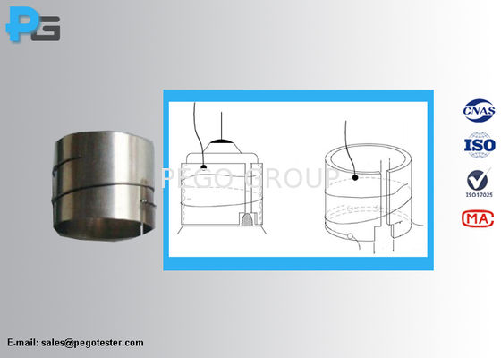 99% Purity Nickel Sleeves for Testing Temperature Rising of E14 E26 E27 B22 E12 Lampholders Compliant to IEC60360